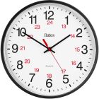 GBC 9847027 Bates 12/24 Quartz Wall Clock