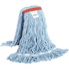 Globe Synthetic Looped End Wet Mop Narrow Band Blue 20oz