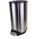 Globe 20L Step-On Container Stainless Steel With Soft Close Lid