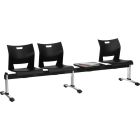 Global Duet Beam Seating - Armless Upller Poly Seat and Back