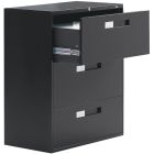 Global 9300 Fixed Lateral File Cabinet - 3-Drawer