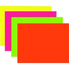 Hilroy Fluorescent Poster Board, 22 X 28-Inch, 50 Sheets, Assorted Colors