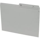Basics&reg; Coloured Reversible File Folder Letter Grey 100/box