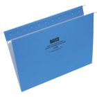 Basics&reg; Coloured Hanging Folders Letter Blue 25/box
