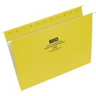 Basics&reg; Coloured Hanging Folders Letter Yellow 25/box