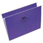 Basics&reg; Coloured Hanging Folders Letter Violet 25/box