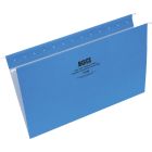 Basics&reg; Coloured Hanging Folders Legal Blue 25/box