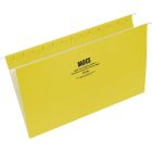 Basics&reg; Coloured Hanging Folders Legal Yellow 25/box