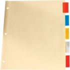 Basics&reg; Insertable Indexes Assorted Colours 5 Tabs