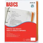 Basics&reg; Printed Tab Indexes 1-31 Letter Yellow