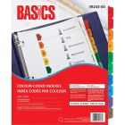 Basics&reg; Colour-Coded Indexes 1-10, 4 sets/pkg