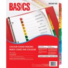 Basics&reg; Colour-Coded Indexes 1-15, 4 sets/pkg