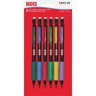 Basics&reg; Mechanical Pencils with Grip 0.5 mm Assorted Colours 6/pkg