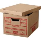 Basics&reg; Recycled Storage Boxes 12" x 15" x 10" 6/pkg