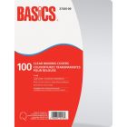 Basics&reg; Clear Binding Covers 7 mil 11-1/4" x 8-3/4" 100/pkg