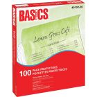 Basics&reg; Page Protectors 2 mil Matte Letter 100/box