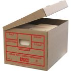 Basics&reg; Attached-Lid Storage Boxes 12" x 15" x 10" 25/pkg