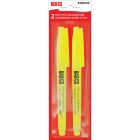 Basics Pen Style Highlighters Yellow 2/pkg