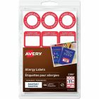 Avery Write-On Allergy Alert Labels