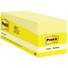 Post-it&reg; Notes, 3 in x 3 in, Canary Yellow, 24 Pads/Pack