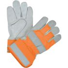 Zenith Premium Quality Hi-Viz Split Cowhide Fitters Gloves