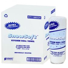 Snowsoft Kitchen Paper Towel Rolls - 11" wide - 85 sheets per roll