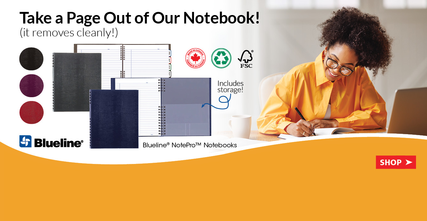 FRID+ Russell Business Products Blueline NotePro Notebooks