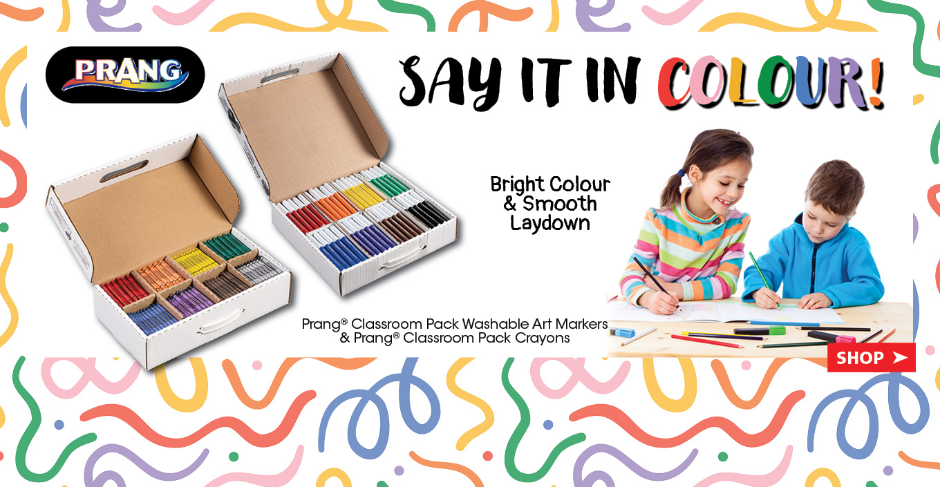 FRID+ Russell School Supplies Prang Classroom pack crayons