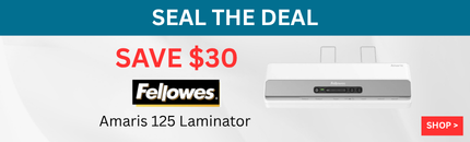 FRID+ Russell business products office supplies Fellowes Amaris 125 Laminator